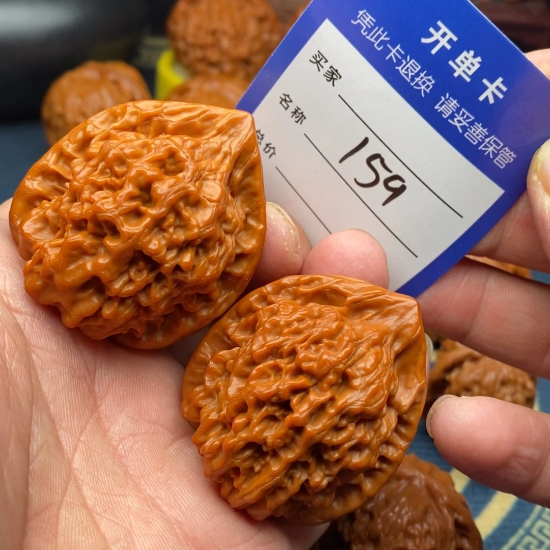 文玩核桃把件官帽42