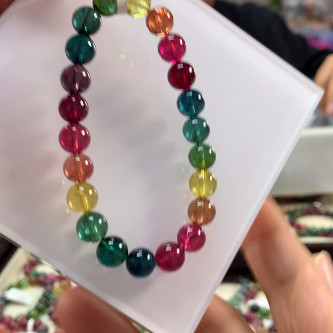 手链碧玺未镶嵌8.6左右