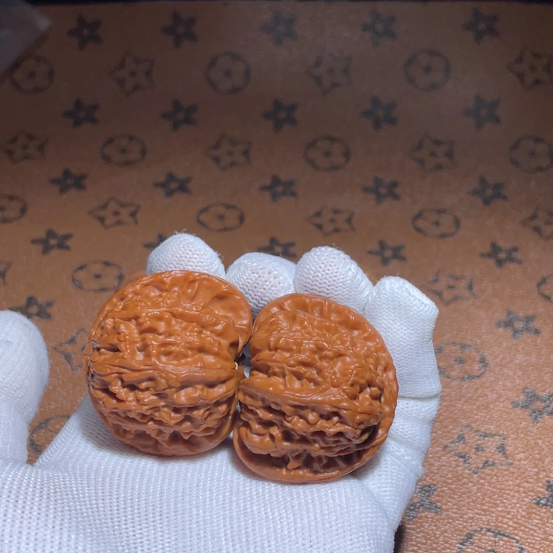 吊坠文玩核桃41全品白狮子