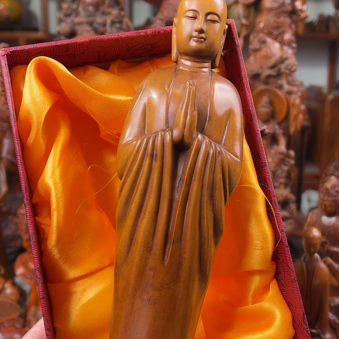 黄杨木黄杨木雕刻高度23厘米