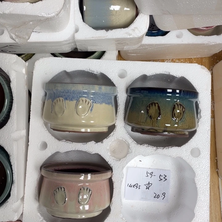 紫砂花盆多肉花盆微瑕53