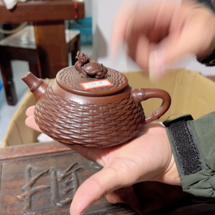 茶壶紫砂紫砂壶收藏起来了！