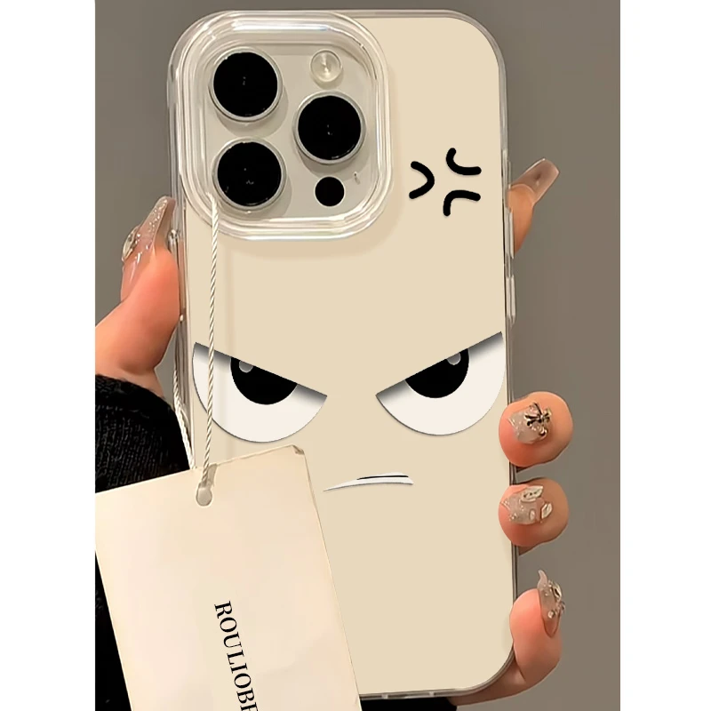 欧克里里凶凶表情适用苹果16promax个性手机壳华为vivo小米15oppo