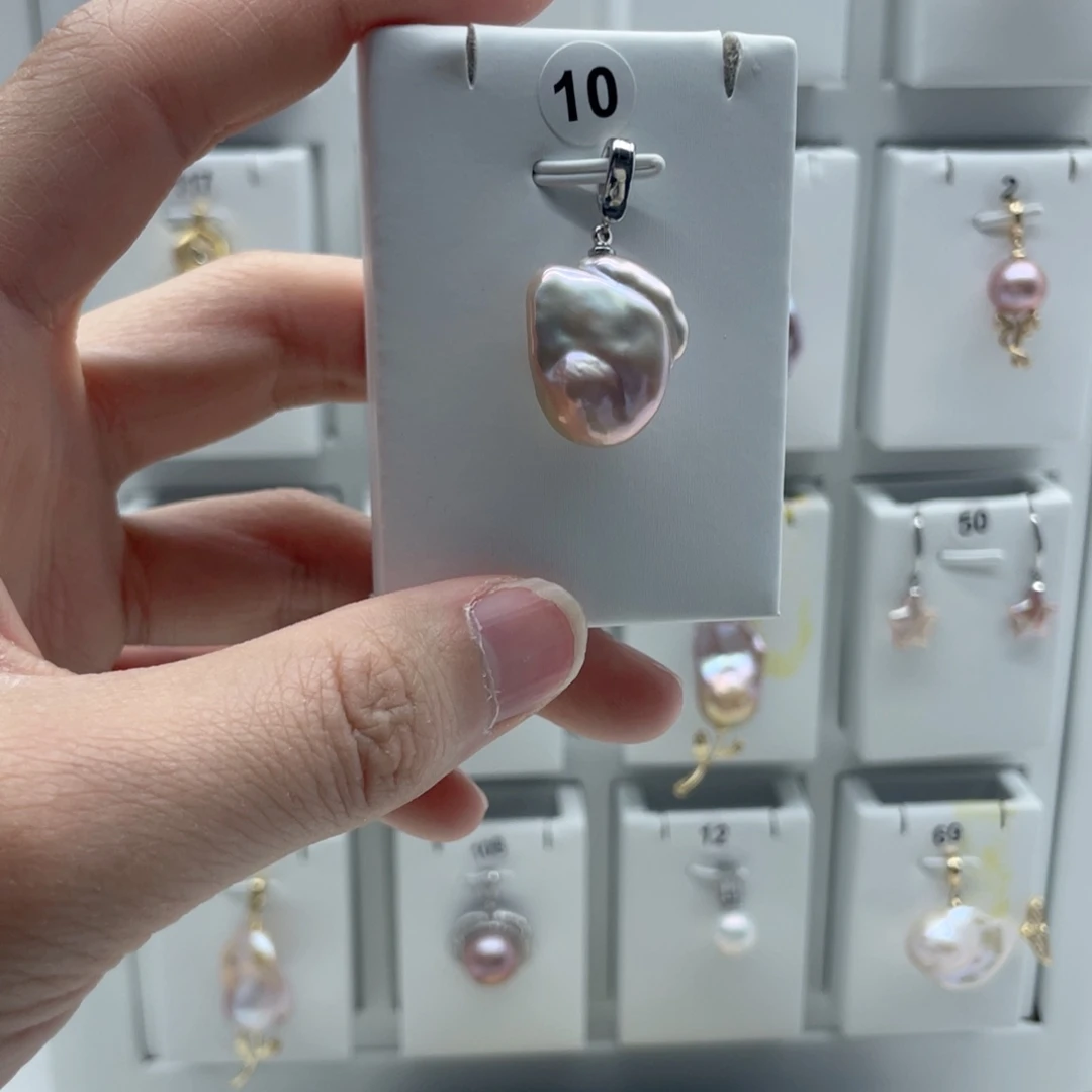 颈饰合金淡水珍珠