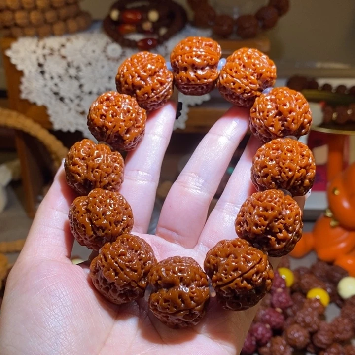 手串金刚菩提255玉华满肉毕业款一物