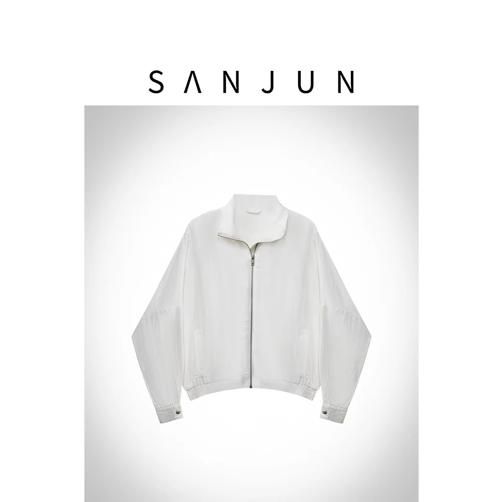 SanJun  定制100%汉麻翻领夹克外套W  55685