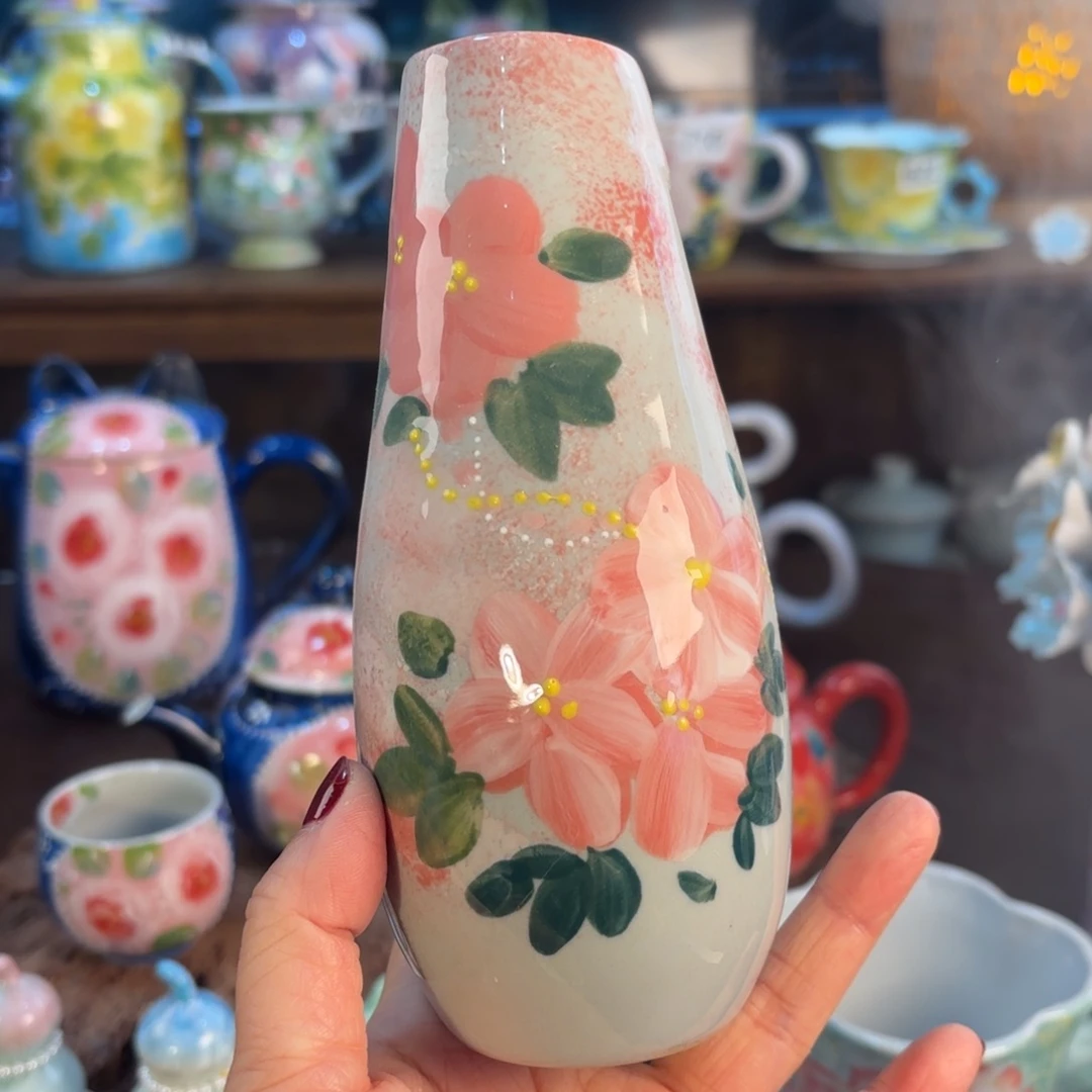 景德镇手绘高温釉下彩陶瓷茶具