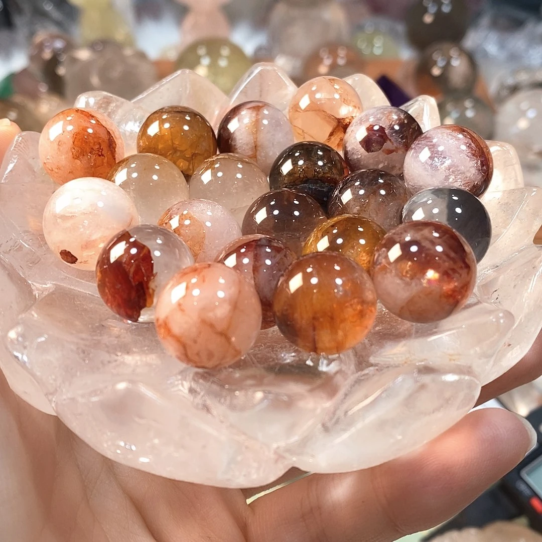 水晶球未镶嵌水晶多样性一件