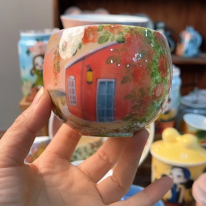 陶景德镇釉下手绘陶瓷