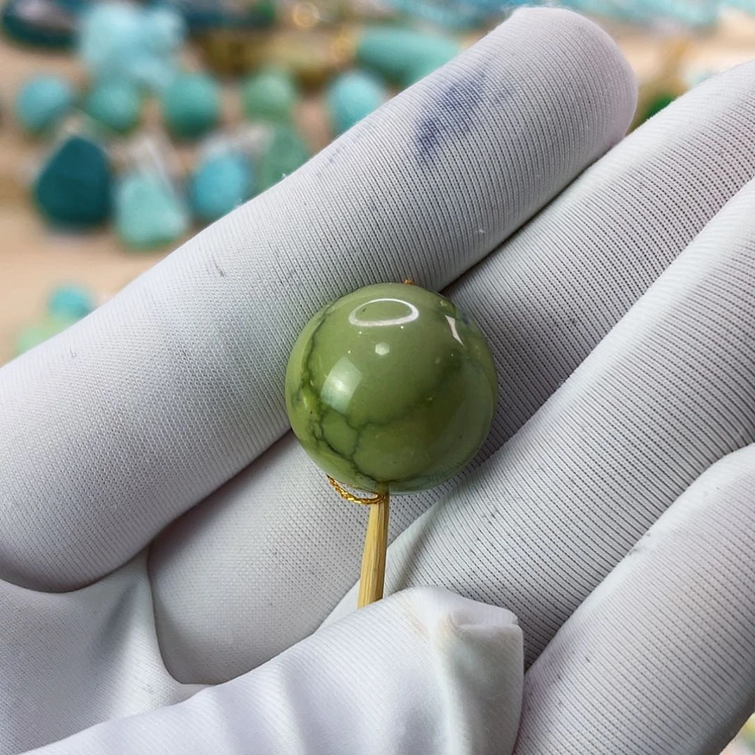 未镶嵌绿松石珠宝奇石