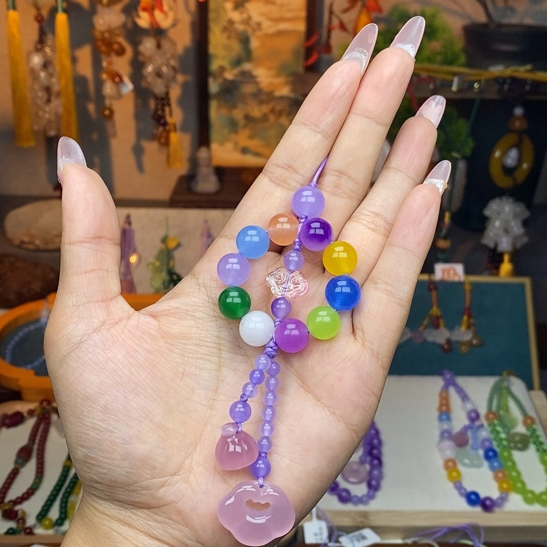 玛瑙/玉髓车挂未镶嵌挂件