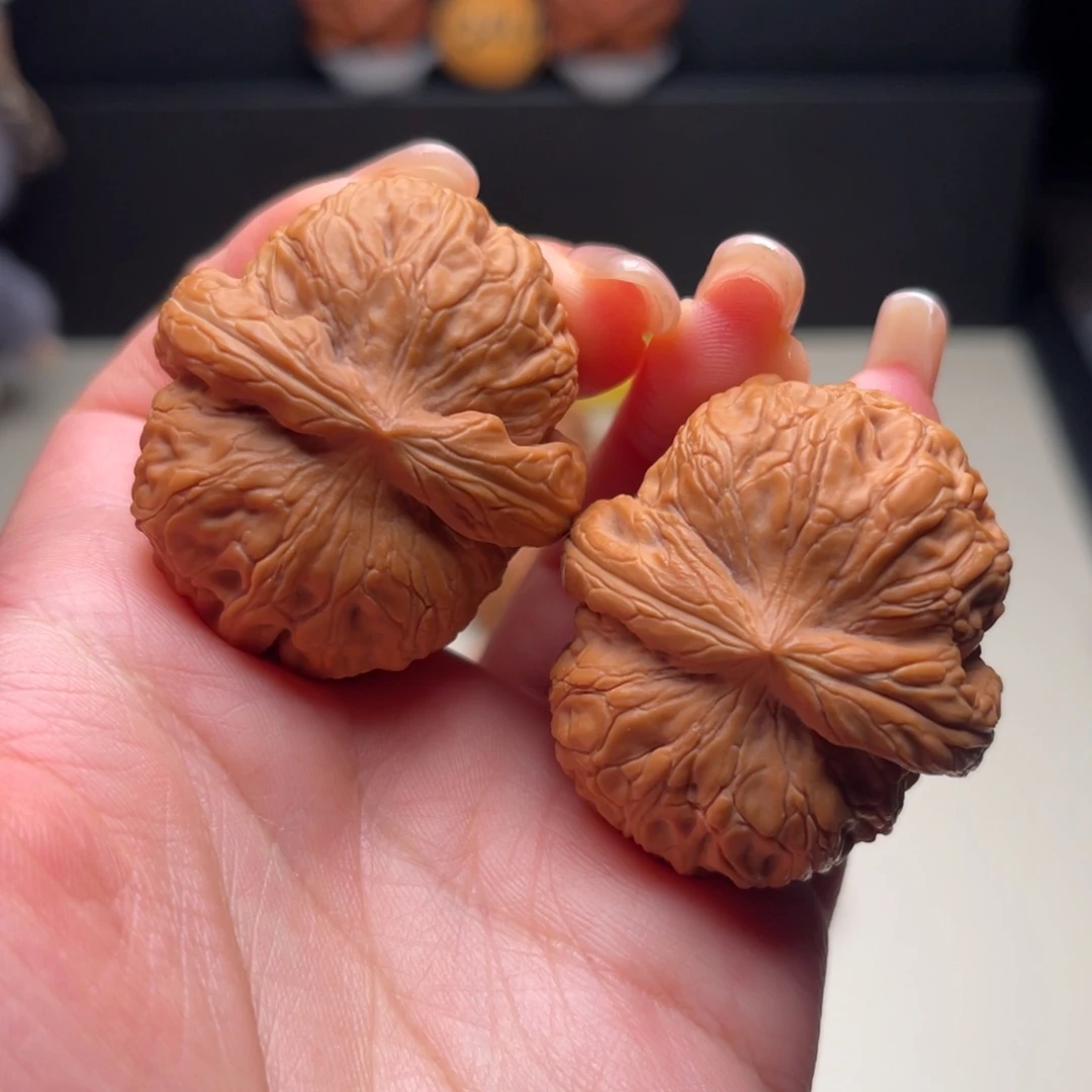 文玩核桃把件平谷元宝4F081