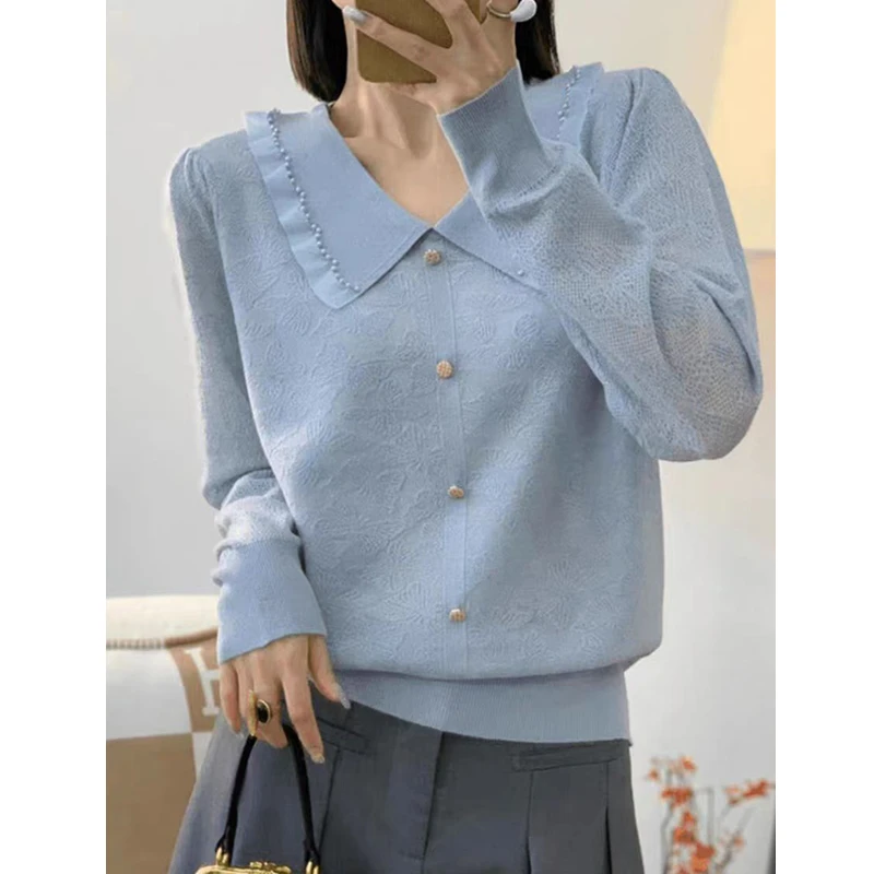 /郁金香/ tt百搭休闲时尚宽松针织女装上衣纯色圆领红短袖女士