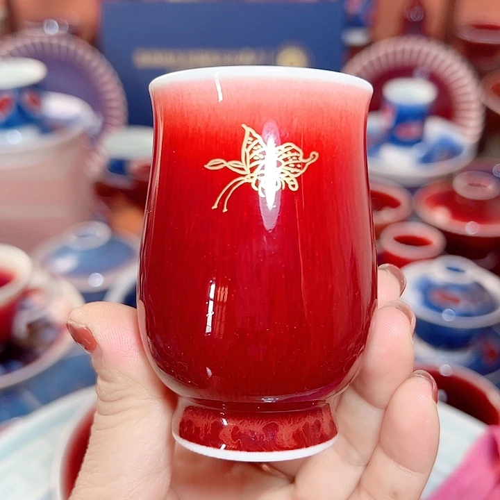 瓷片景德镇品艺轩郎红