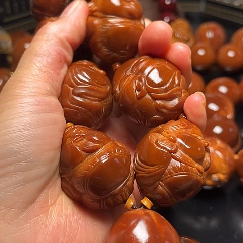 草***塔手串/手链橄榄核嘟嘟地主财神
