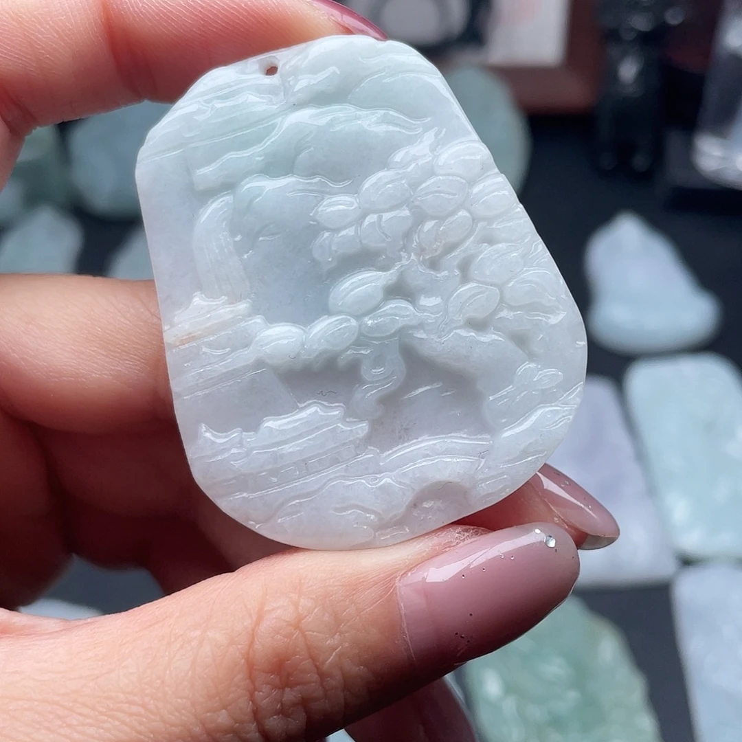 翡翠未镶嵌颈饰翡翠