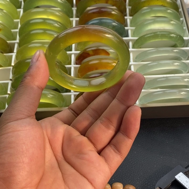 蛇纹石玉合金手镯54