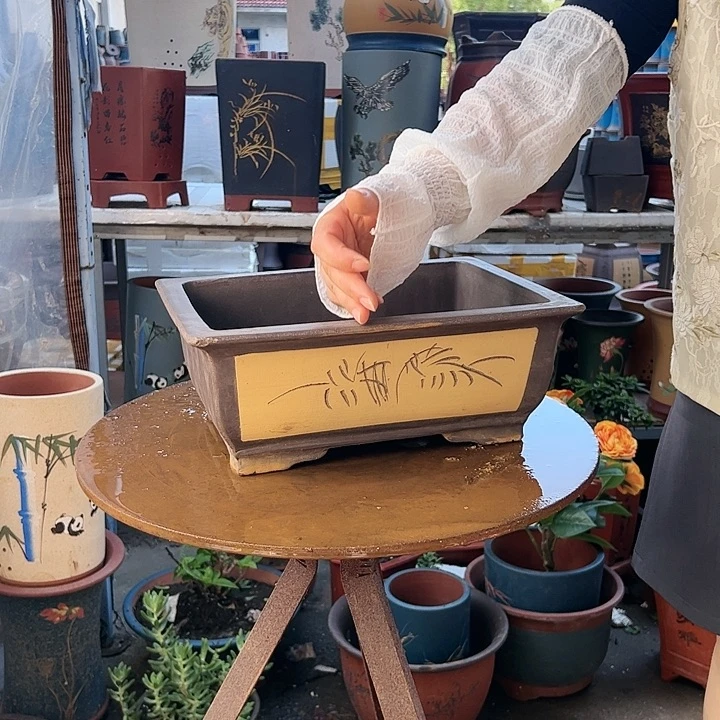 32黄马槽花盆花盆花盆