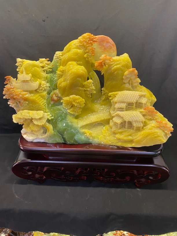 家居摆件富贵人家长38高33