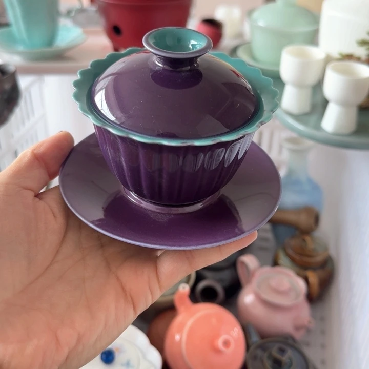 微瑕陶瓷茶具茶杯茶壶