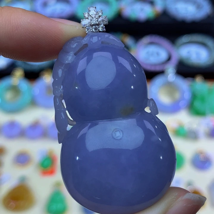 翡翠18K金镶嵌手链翡翠