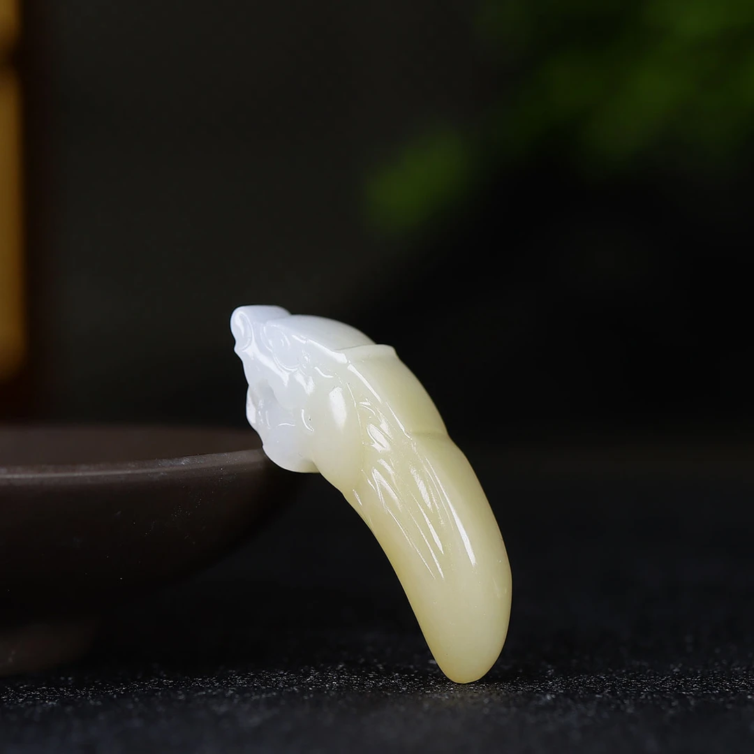 1218119和田玉糖白牙