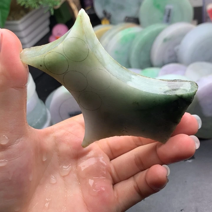 散珠翡翠裸石边角料