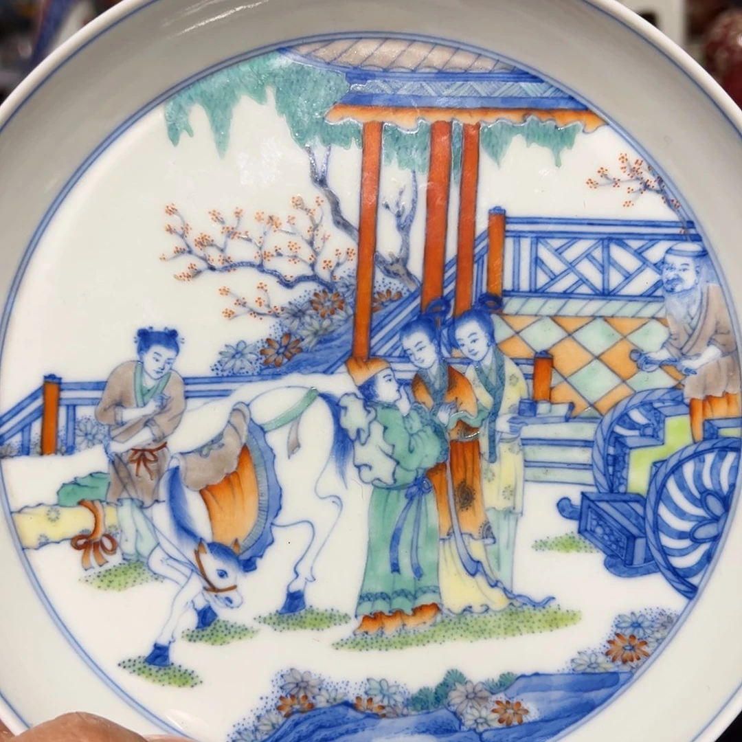 用***8瓷片青花瓷器青花瓷器