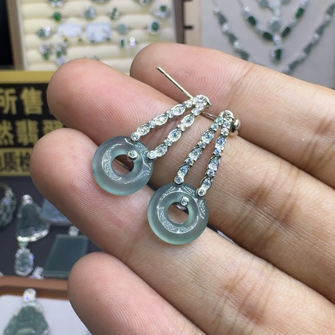 翡翠未镶嵌挂件1487