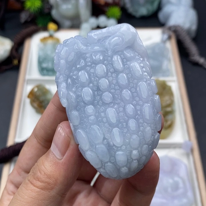 颈饰未镶嵌翡翠缅甸天然翡翠A货