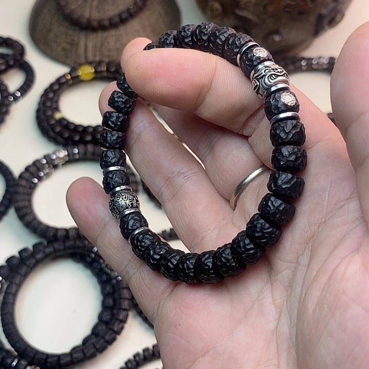 椰蒂手串9无相吞金兽貔貅黑金