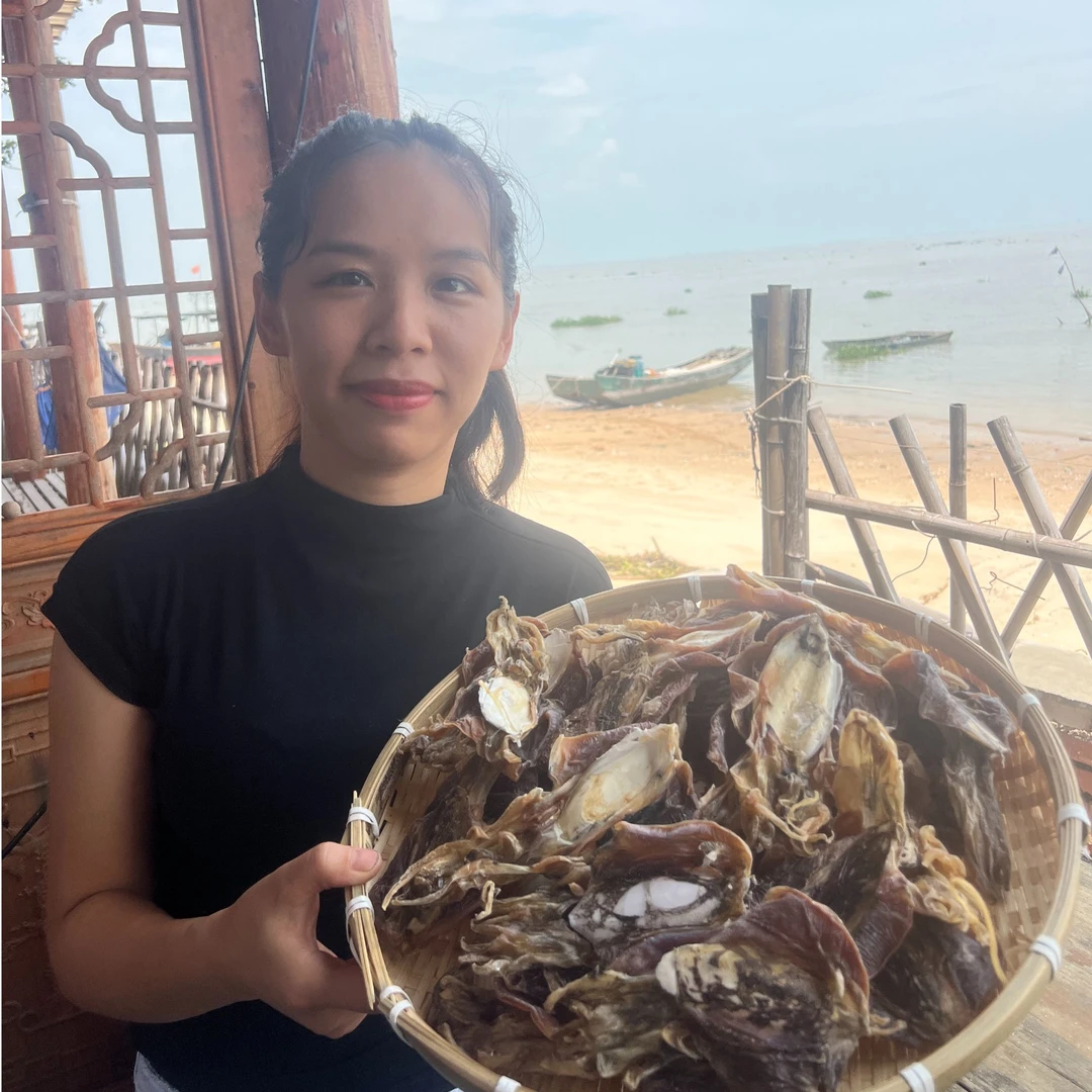 北部湾特产船上活晒墨鱼干/血墨无盐足干无添加