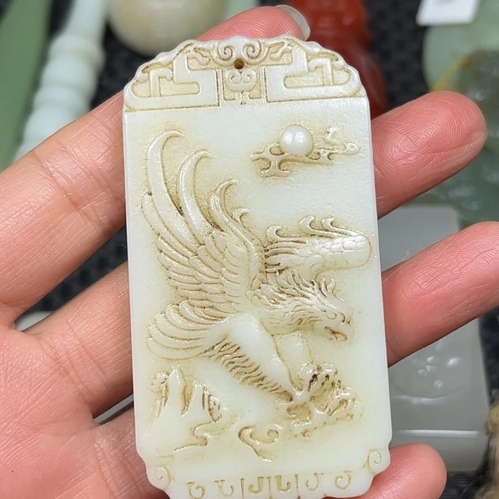 吊坠白玉菩提精选商品一物一图