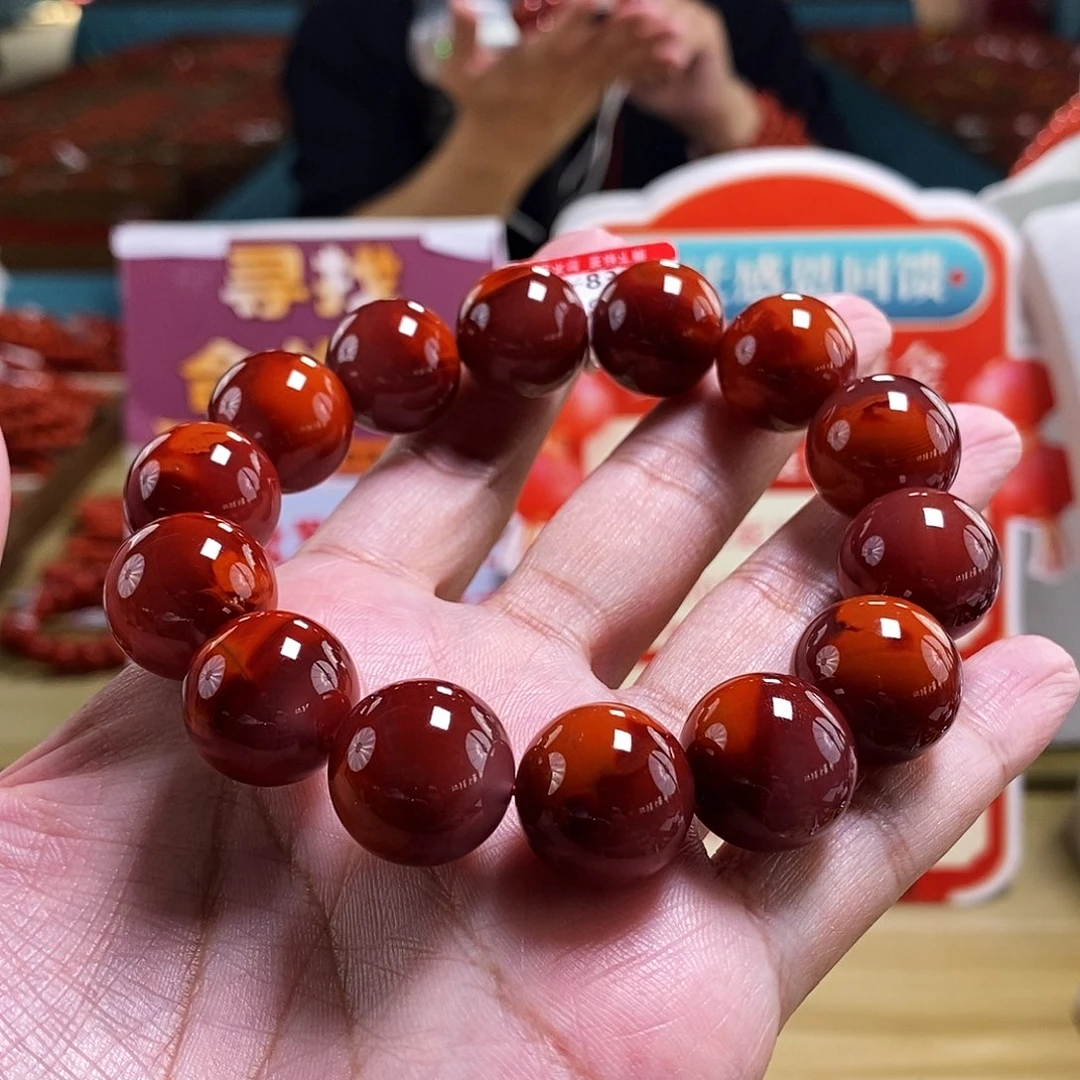 未镶嵌17mm（多样性发一）典藏南红玛瑙