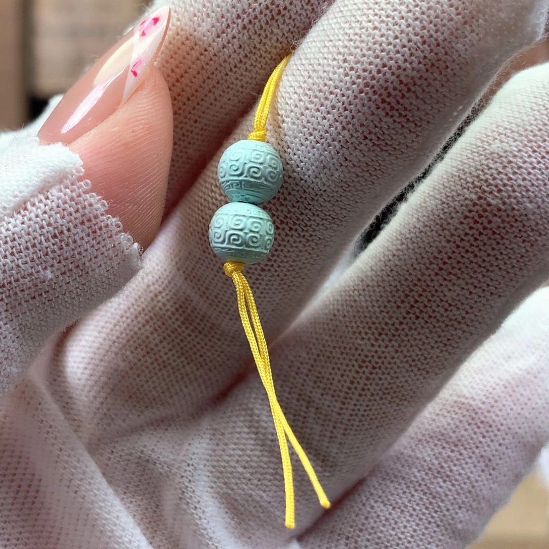 绿松石未镶嵌挂件