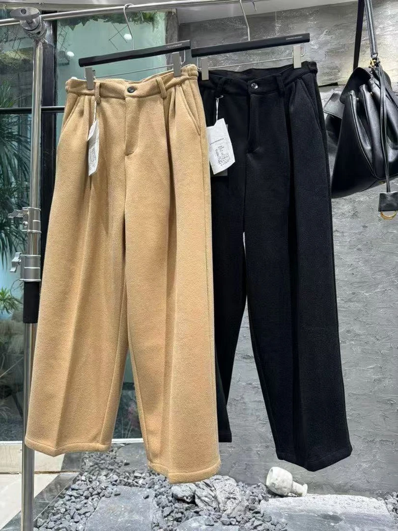 POP男装 10160冬季加厚个性休闲裤百搭帅气直筒长裤