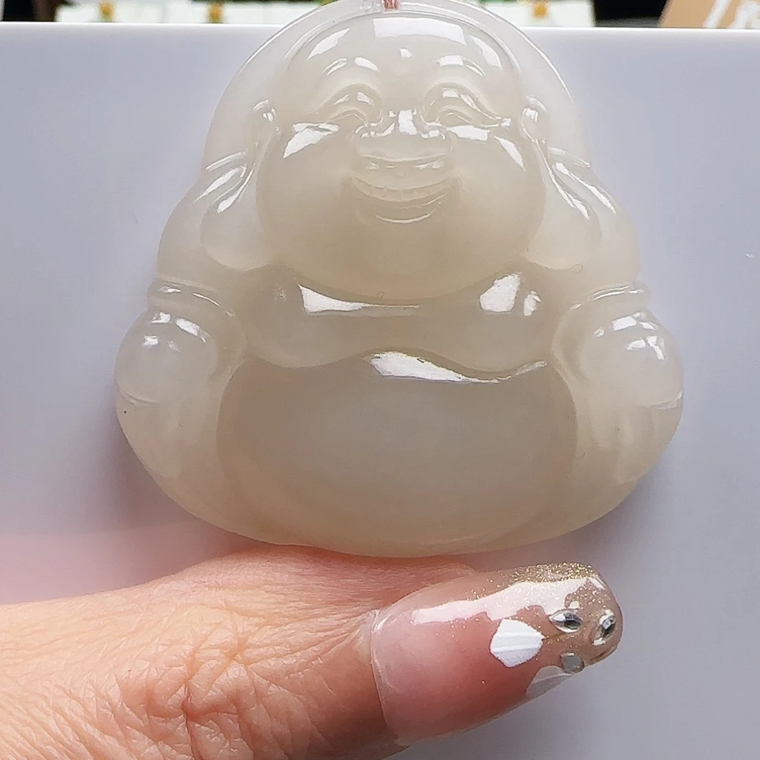 和田玉未镶嵌颈饰45