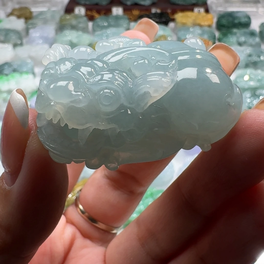 马***克未镶嵌挂件翡翠貔貅
