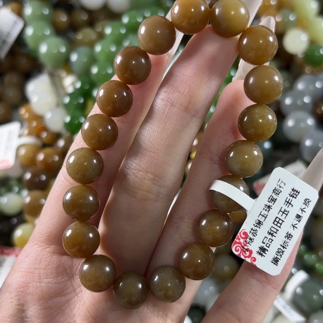 和田玉未镶嵌手链115