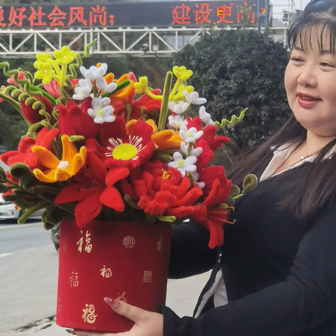 手工制作的线花装饰室内伴手礼生日礼物