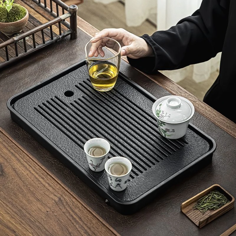 37*24石材万川排水蓄水两用茶盘
