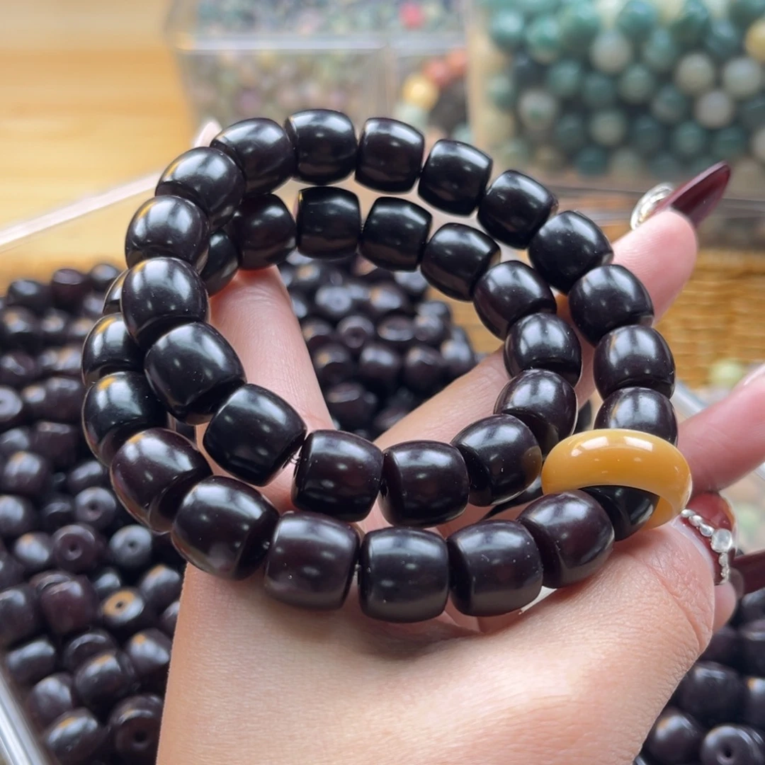 白玉菩提吊坠z11.75mm110颗。直切