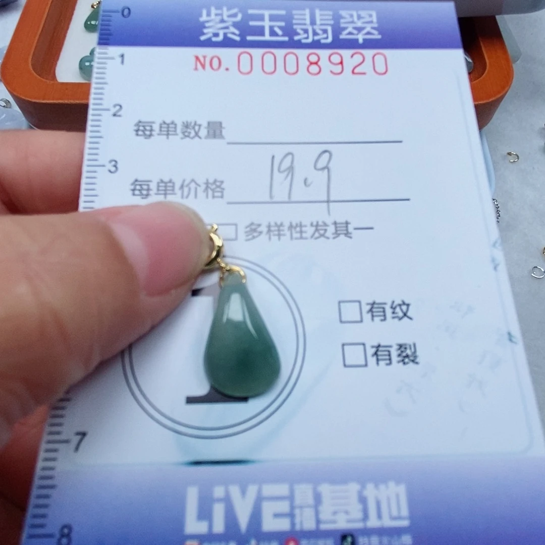 颈饰未镶嵌翡翠冰透随行