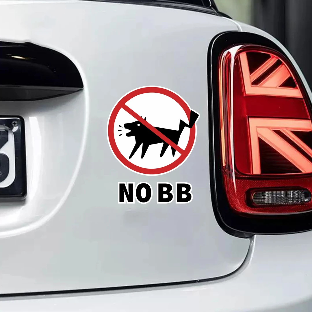 NOBB搞笑趣味车贴划痕遮挡个性创意装饰车尾玻璃电动车汽车贴纸