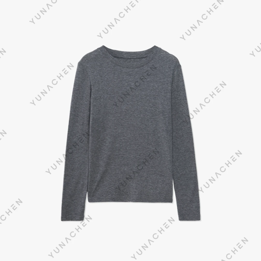 菠萝宝宝yuna【元英】YC7 蓬松柔软舒适女针织长袖T恤
