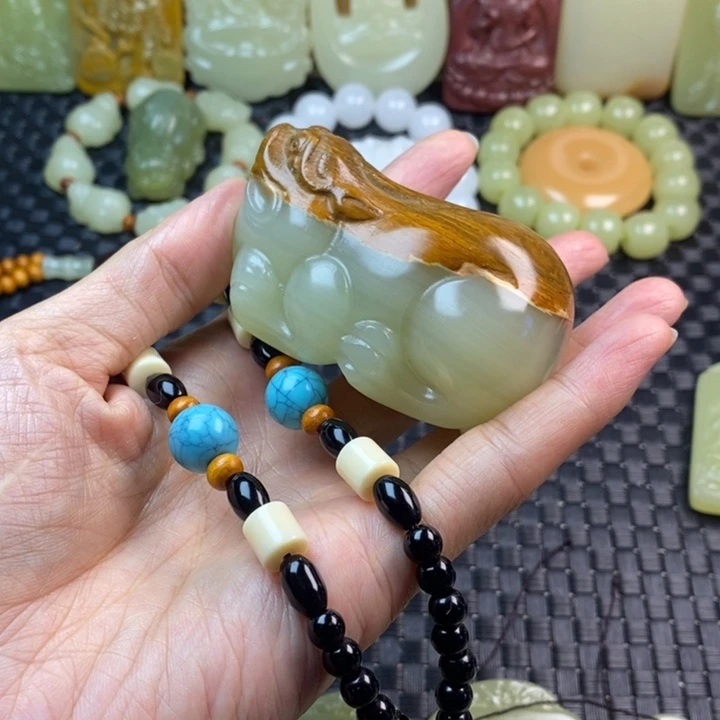 昆仑山料方解玉貔貅