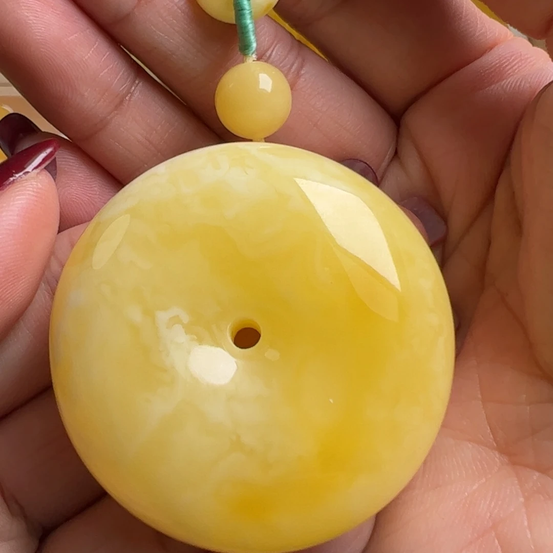 蜜蜡毛衣链未镶嵌无优化