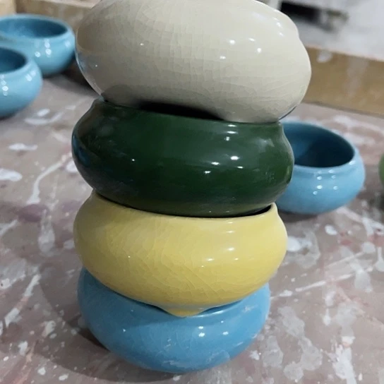 多肉绿植陶瓷花盆9:9包邮，有孔