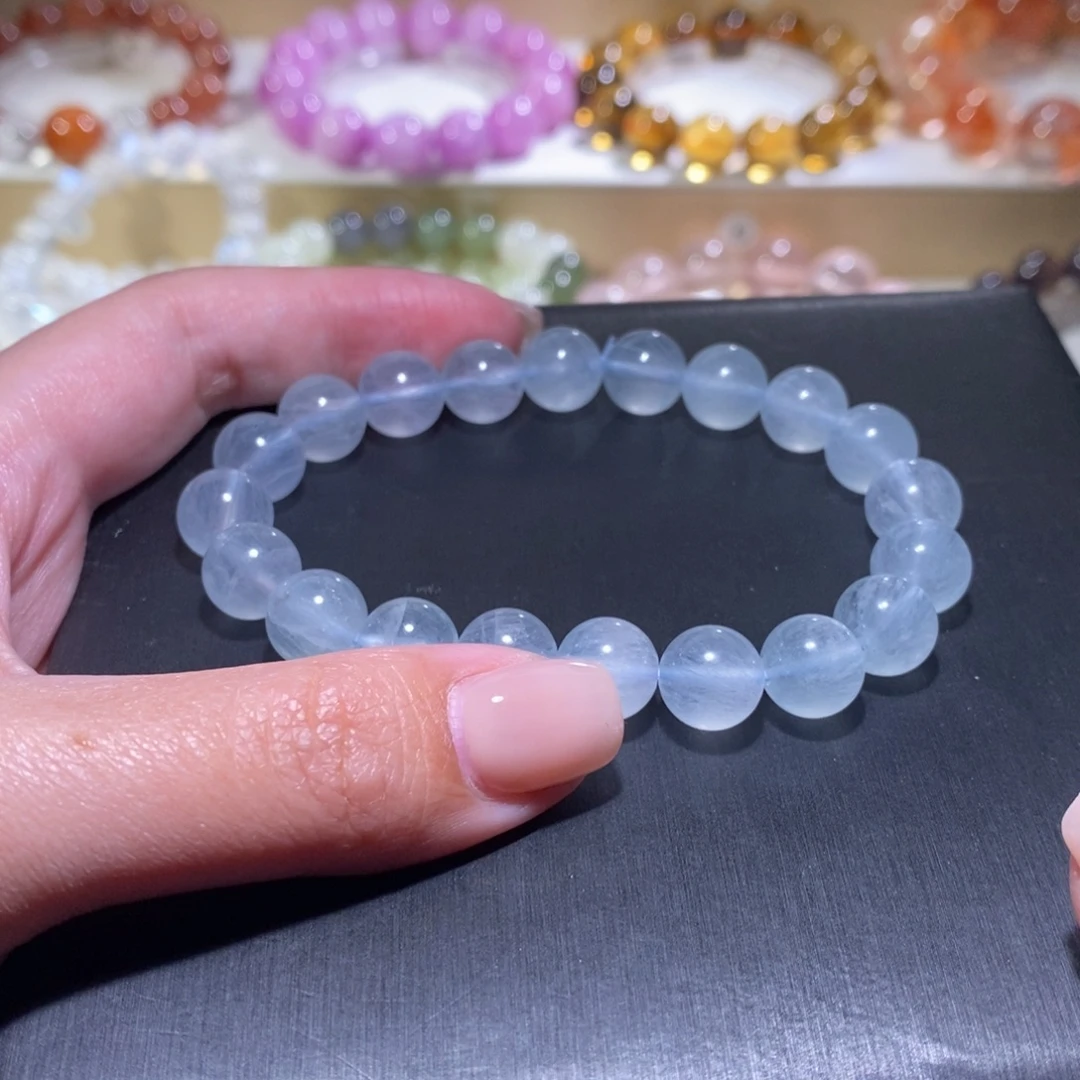 手链水晶未镶嵌蓝莹石兔毛