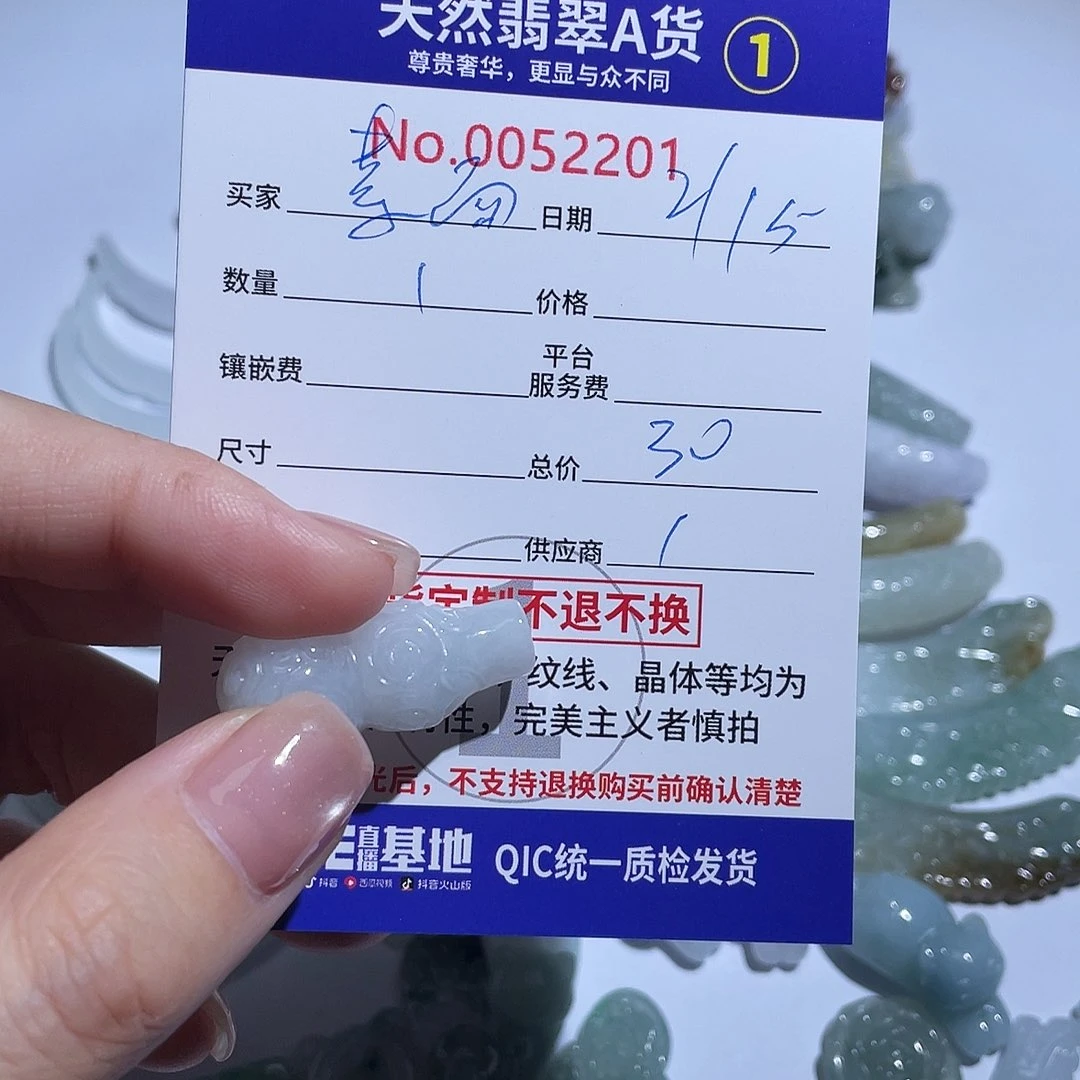翡翠颈饰未镶嵌素*